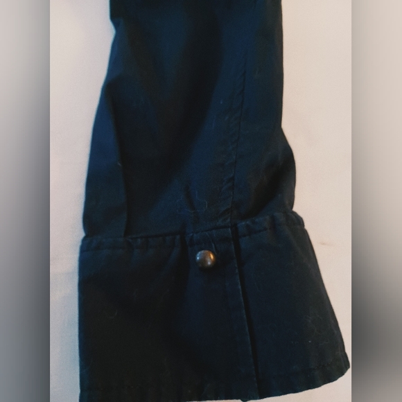 Ana medium size 3/4 sleeve black button-up collar shirt - Picture 5 of 5